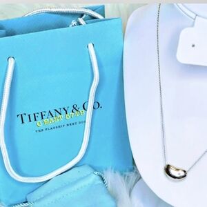 Tiffany & Co. Silver Bean Necklace Retail $480